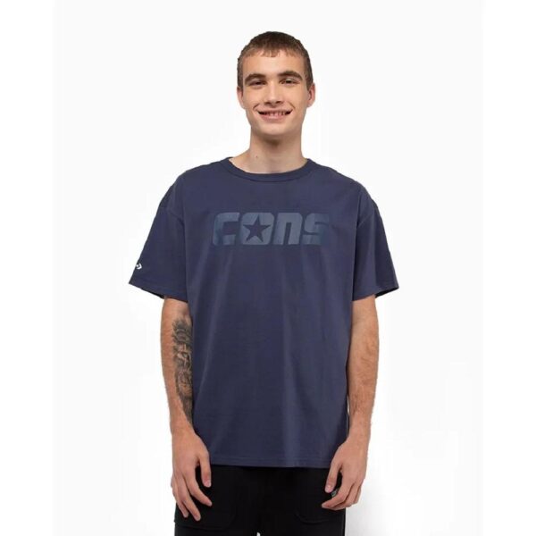 Polera Hombre Cons Azul Converse